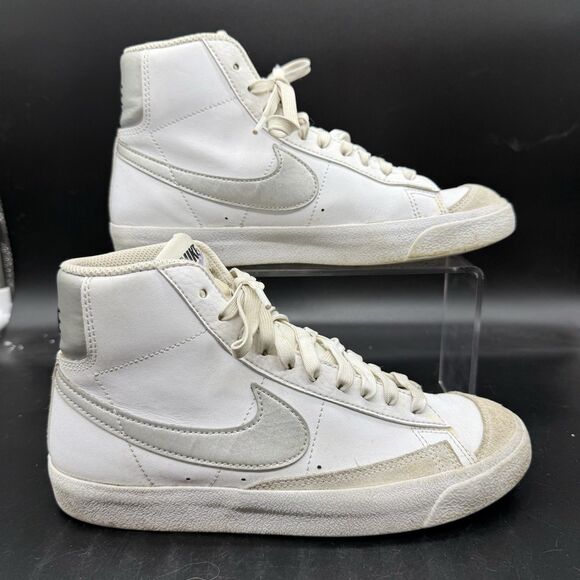 Nike Blazer Mid '77 GS Sneaker Shoe Youth Size 6Y White Silver DA4086-101 - Picture 1 of 7